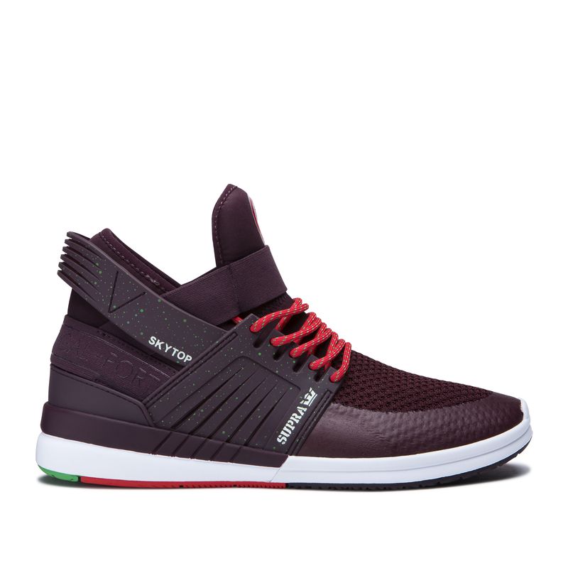 Supra Skytop V High Top Schuhe Damen - Lila ATJ89577